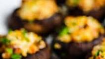 Stuffed Mushrooms with Bacon and Boursin Stuffed Mushrooms with Bacon and Boursin