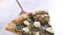 Thin-Crust Whole-Wheat Pizza with Pesto and Goat Cheese Thin-Crust Whole-Wheat Pizza with Pesto and Goat Cheese
