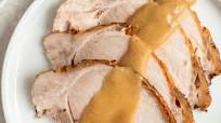 Pork Loin Roast with Creamy Onion Gravy Pork Loin Roast with Creamy Onion Gravy
