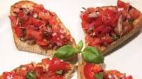 Receita de Bruschetta italiana tradicional Receita de Bruschetta italiana tradicional