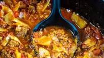 Slow Cooker Spicy Cabbage Beef Soup Slow Cooker Spicy Cabbage Beef Soup