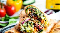Veggie Wrap with Hummus Veggie Wrap with Hummus