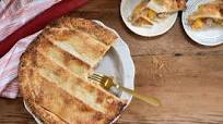 Roasted Peach & Rhubarb Pie Roasted Peach & Rhubarb Pie