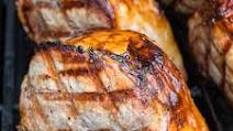 Grilled Double Cut Ribeye Pork Chops With Rosemary, Honey, and Lemon Glaze Grilled Double Cut Ribeye Pork Chops With Rosemary, Honey, and Lemon Glaze