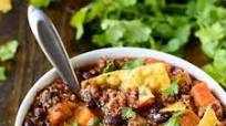 Slow Cooker Turkey Chili with Sweet Potatoes Slow Cooker Turkey Chili with Sweet Potatoes