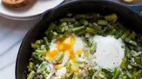 Midnight Asparagus and Eggs Midnight Asparagus and Eggs