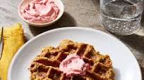 Leftover Stuffing Waffles With Cranberry Butter Leftover Stuffing Waffles With Cranberry Butter