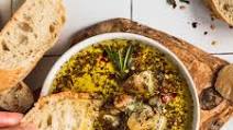 Herby Roasted Garlic Olive Oil Dip Herby Roasted Garlic Olive Oil Dip