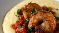 Spicy Shrimp Over Creamy Polenta Spicy Shrimp Over Creamy Polenta