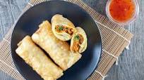 Ham and chicken lumpia Ham and chicken lumpia