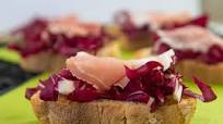 Bruschetta with Red Endive and Speck Bruschetta with Red Endive and Speck
