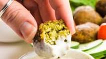 Air Fryer Falafel with Vegan Yogurt Tahini Sauce Air Fryer Falafel with Vegan Yogurt Tahini Sauce