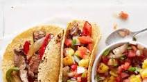 Hawaiian Steak Fajitas with Grilled Pineapple Salsa Hawaiian Steak Fajitas with Grilled Pineapple Salsa