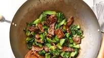 Chinese Ginger Beef Stir-Fry with Baby Bok Choy Chinese Ginger Beef Stir-Fry with Baby Bok Choy