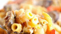 Sausage Pepper and Onion Baked Ziti Sausage Pepper and Onion Baked Ziti