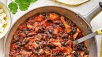 Pulled chicken & black bean chilli Pulled chicken & black bean chilli