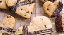 Heart Shaped Cut out Chocolate Chip Sugar Cookies Heart Shaped Cut out Chocolate Chip Sugar Cookies
