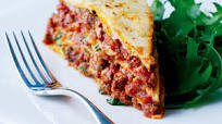 Beef and Tomato Tortilla Stack Beef and Tomato Tortilla Stack