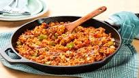 Cheesy Chicken Sausage Skillet with Bell Pepper Cheesy Chicken Sausage Skillet with Bell Pepper