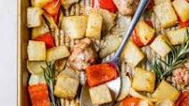 One Pan Roasted Potatoes, Sausage and Peppers One Pan Roasted Potatoes, Sausage and Peppers