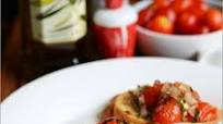 Bruschetta with Cherry tomatoes Bruschetta with Cherry tomatoes