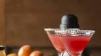 Sweet and Spicy Blood Orange Margarita Cocktail with Cayenne Salt Sweet and Spicy Blood Orange Margarita Cocktail with Cayenne Salt
