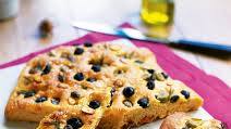 Olive and rosemary focaccia Olive and rosemary focaccia