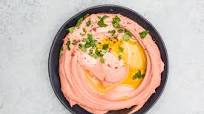Pink Hummus from Platters and Boards Pink Hummus from Platters and Boards