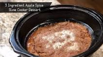 3 Ingredient Slow Cooker Apple Spice Dessert 3 Ingredient Slow Cooker Apple Spice Dessert