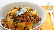 Ground Turkey with Potatoes and Spring Peas Ground Turkey with Potatoes and Spring Peas