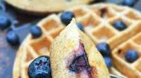 Blueberry Greek Yogurt Waffles Blueberry Greek Yogurt Waffles