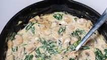Creamed Spinach and Mushrooms Creamed Spinach and Mushrooms