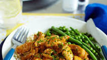 Chicken, leek and mushroom stroganoff Chicken, leek and mushroom stroganoff