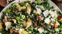 Roasted Garlic & Kale Caesar Salad Roasted Garlic & Kale Caesar Salad