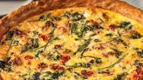 Spinach, Tomato, and Goat Cheese Quiche Spinach, Tomato, and Goat Cheese Quiche