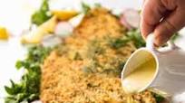 Baked Parmesan Crusted Salmon with Lemon Cream Sauce Baked Parmesan Crusted Salmon with Lemon Cream Sauce