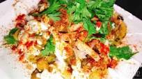 Aloo tikki channa chaat Aloo tikki channa chaat
