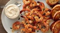 Broiled Garlic Butter Shrimp with Lemon Aioli Broiled Garlic Butter Shrimp with Lemon Aioli