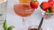 Smoky strawberry chipotle margarita by Trade Street Jam Co. Smoky strawberry chipotle margarita by Trade Street Jam Co.