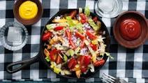 Cheeseburger Skillet Fries Cheeseburger Skillet Fries
