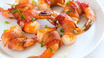 Spicy Maple Bacon Wrapped Shrimp Recipe Spicy Maple Bacon Wrapped Shrimp Recipe