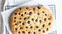 Spelt and Olive Focaccia Bread Recipe Spelt and Olive Focaccia Bread Recipe