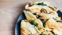 Savory Crepes with Mushrooms and Greens Savory Crepes with Mushrooms and Greens