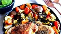 Crispy Chicken Thighs One-Pan {Gluten-Free, Paleo, Whole30, AIP} Crispy Chicken Thighs One-Pan {Gluten-Free, Paleo, Whole30, AIP}