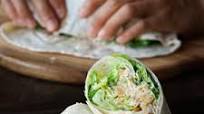 Chickpea Caesar Salad Wrap Chickpea Caesar Salad Wrap