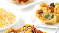 Chicken and Cheese Enchilada Bowls with Poblano Peppers and Corn Chicken and Cheese Enchilada Bowls with Poblano Peppers and Corn