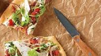 Pear, Blue Cheese, and Bacon Focaccia-Style Pizza Pear, Blue Cheese, and Bacon Focaccia-Style Pizza