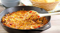Cheesy Nacho Beef Skillet Cheesy Nacho Beef Skillet