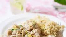 Mustardy Quorn and mushroom stroganoff Mustardy Quorn and mushroom stroganoff