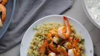 Grilled Greek Shrimp with Tzatziki Sauce Grilled Greek Shrimp with Tzatziki Sauce